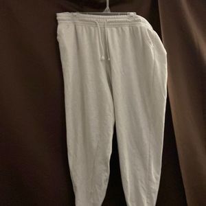 Womens White XL Pajama Pants/ Sweatpants